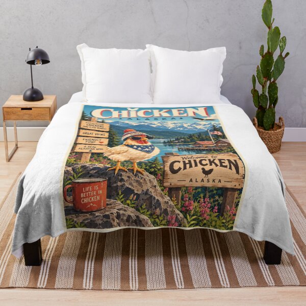 Artikelvorschau, Chicken Alaska Mountain Wilderness und Frontier Town entworfen und verkauft von Aryabek.