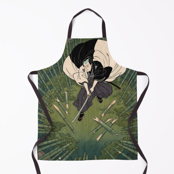 Item preview, Samurai Swordsman in Bamboo Forest Grove designed and sold by TokyoUkiyoHouse.