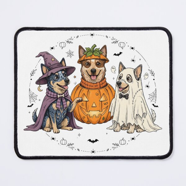 Item preview, Spooky Ghost Blue Heeler Pumpkin Halloween Dog Lover designed and sold by TED-DESIGN.