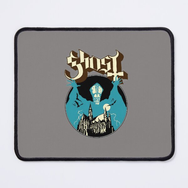 Item preview, GHOST Band Logo Papa Figure Cathedral Storm Tee-65 designed and sold by BiancaBischof.