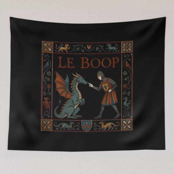 Item preview,  Le Boop Dragon - Funny Knight And Dragon designed and sold by abderrazak barahou.