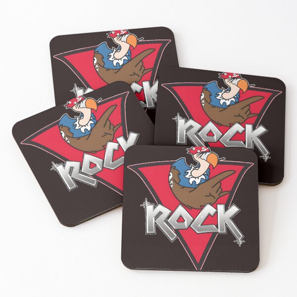 Item preview, Cartoon Vulture Rock Hand Gesture Music Art designed and sold by Patternisyours.