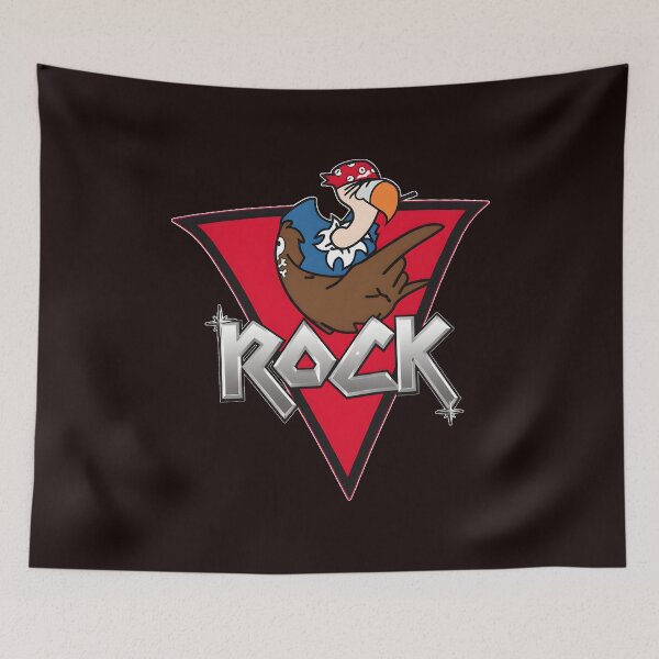 Item preview, Cartoon Vulture Rock Hand Gesture Music Art designed and sold by Patternisyours.