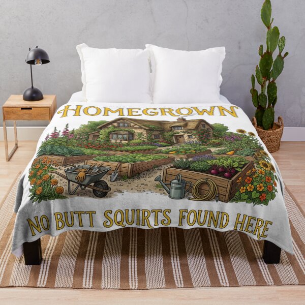 Item preview, Homegrown: No Butt Squirts Found Here designed and sold by The She Shed.