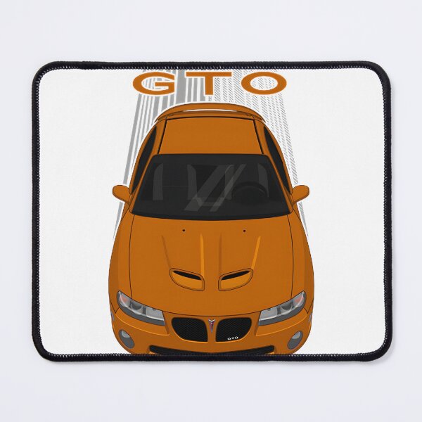 Item preview, Classic Pontiac GTO Muscle Car in Vibrant Brazen Orange Artwork designed and sold by MalakJirari23.
