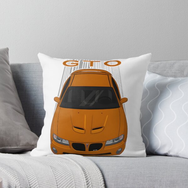 Item preview, Classic Pontiac GTO Muscle Car in Vibrant Brazen Orange Artwork designed and sold by MalakJirari23.