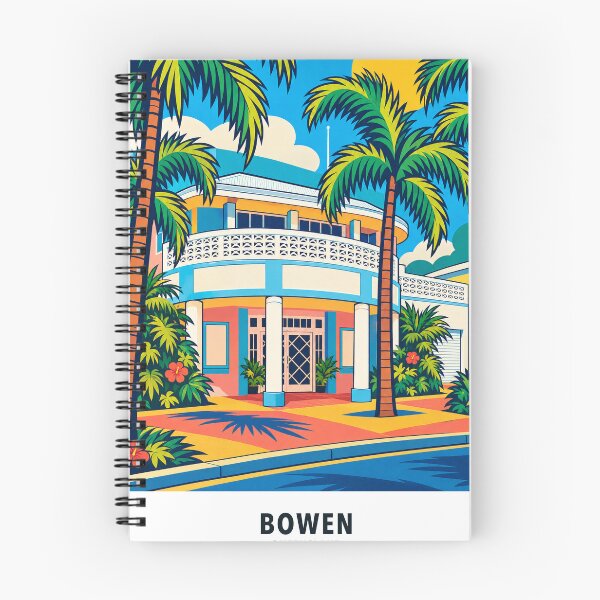 Item preview, Bowen Summergarden Theatre and Tropical Palms designed and sold by Print My Town.