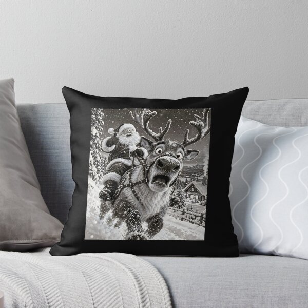 Item preview, Santa Reindeer Selfie at the North Pole Funny Christmas designed and sold by Brasovbit.