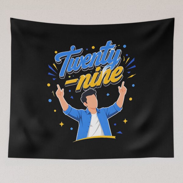 Item preview, retro twenty nine 29th birthday celebration flex designed and sold by hugoinkcoast.