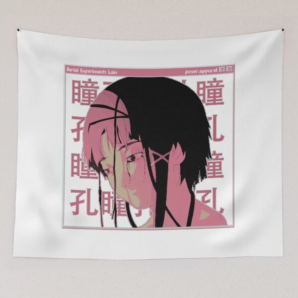 Item preview, SERIAL EXPERIMENTS LAIN - SAD JAPANESE ANIME AESTHETIC designed and sold by PoserBoy.