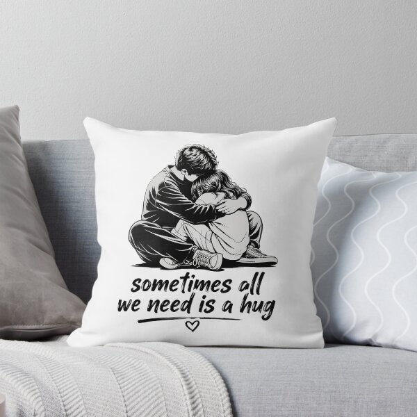 Item preview, sometimes all we need is a hug - emotional support comfort designed and sold by hugoinkcoast.