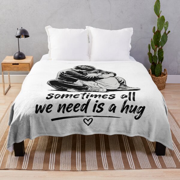 Item preview, sometimes all we need is a hug - emotional support comfort designed and sold by hugoinkcoast.