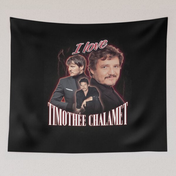 Item preview,  I Love Timothee Chalamet Pedro Pascal Cursed  designed and sold by SummerDream91.