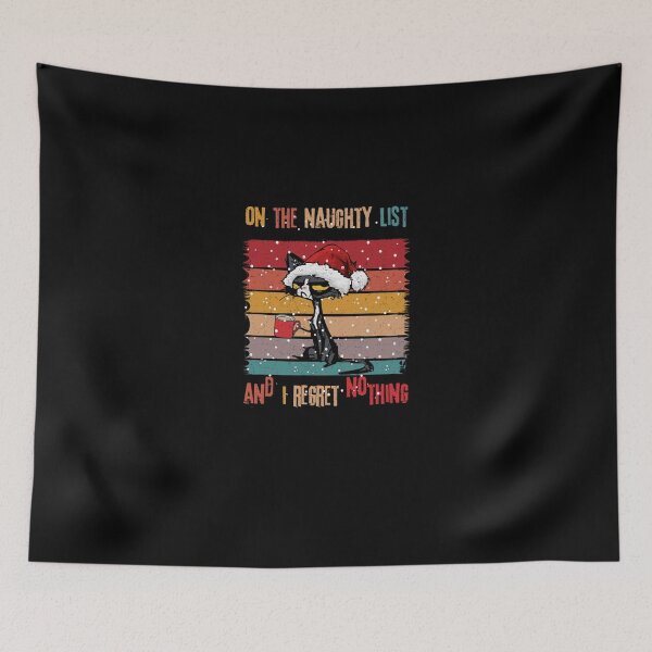 Item preview, On The Naughty List Angry Christmas Cat designed and sold by AlessanDicki67.