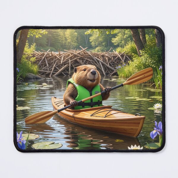Item preview, Safety Conscious Beaver Surveys His Bailiwick designed and sold by Tridentulus.