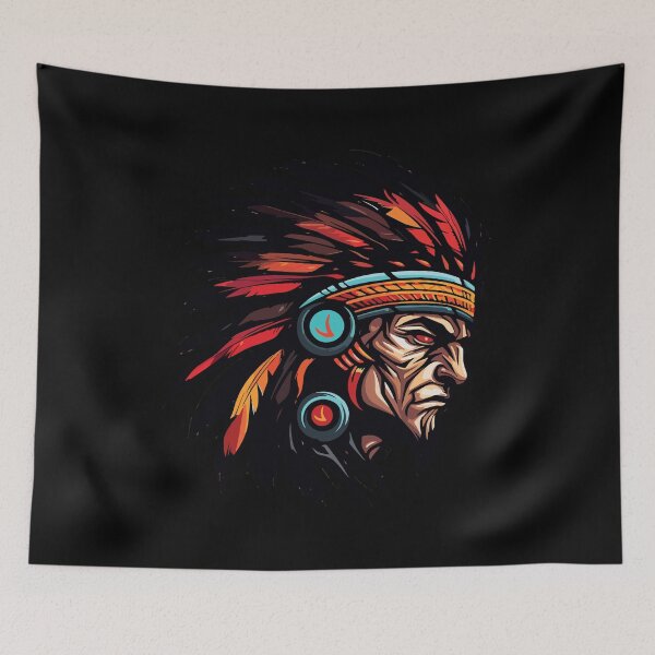 Aperçu de l'œuvre Indien Apache créée et vendue par Nupelwear.