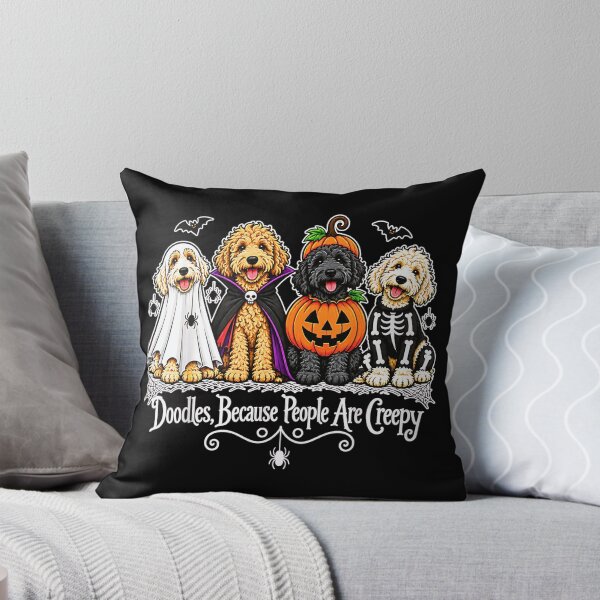 Item preview, Doodles Because People Are Creepy Halloween designed and sold by Brasovbit.