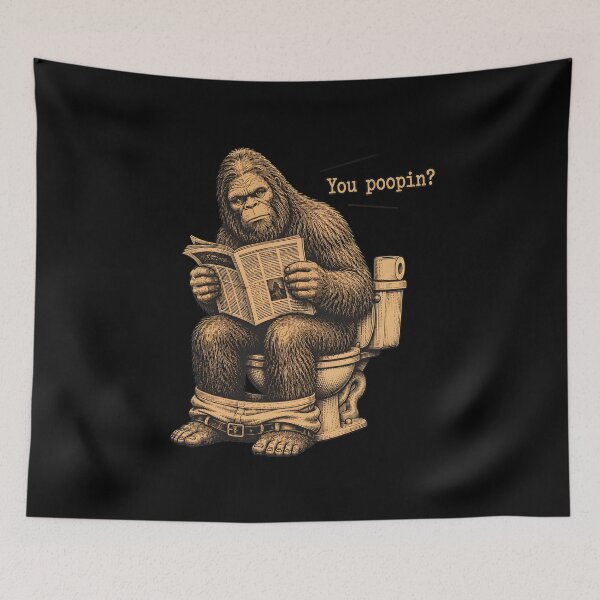 Item preview, you poopin bigfoot sasquatch funny designed and sold by Lockcownmz.