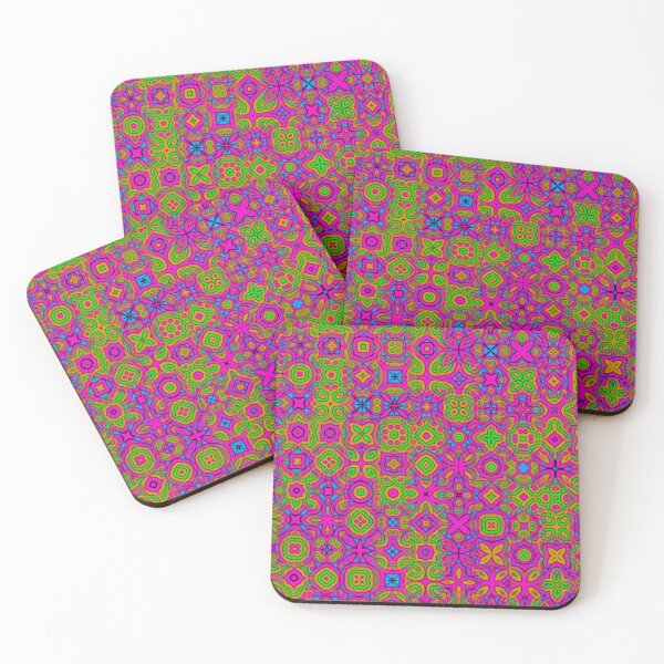 Item preview, Neon Kaleidoscope | Psychedelic Geometric Mandala Art designed and sold by Lunar-Lisa.