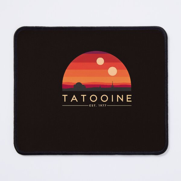 Item preview, Tatooine Desert Planet Retro Sunset Art designed and sold by CatiaStudio.