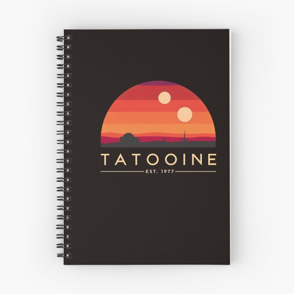Item preview, Tatooine Desert Planet Retro Sunset Art designed and sold by CatiaStudio.