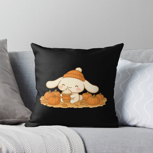 Item preview, Cute Autumn Bunny With Pumpkin Spice Latte designed and sold by lyledi-erdre.
