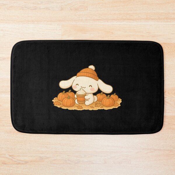 Item preview, Cute Autumn Bunny With Pumpkin Spice Latte designed and sold by lyledi-erdre.