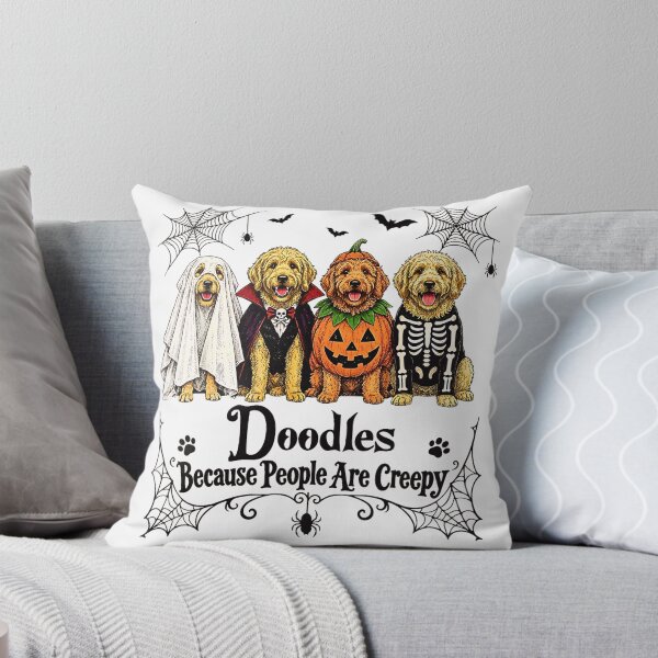 Item preview, Doodles Because People Are Creepy Halloween designed and sold by Brasovbit.
