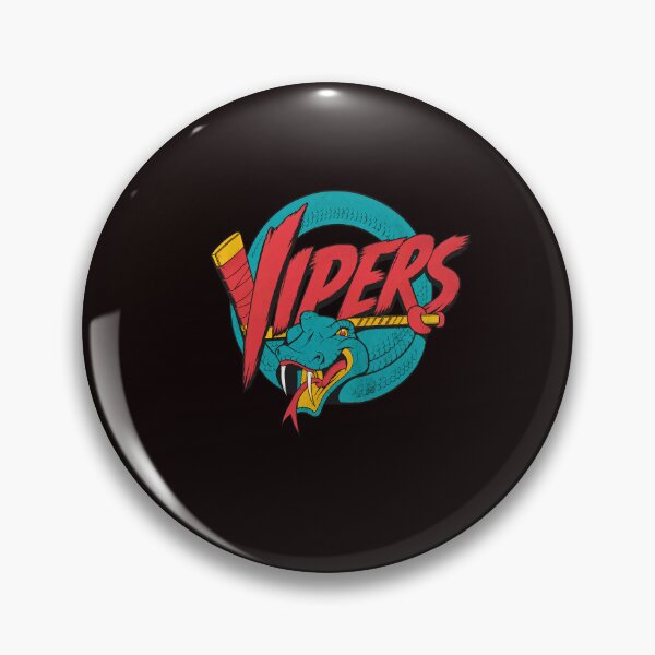 Item preview, Vipers Retro Serpent Hockey Emblem designed and sold by CuteartBySakura.