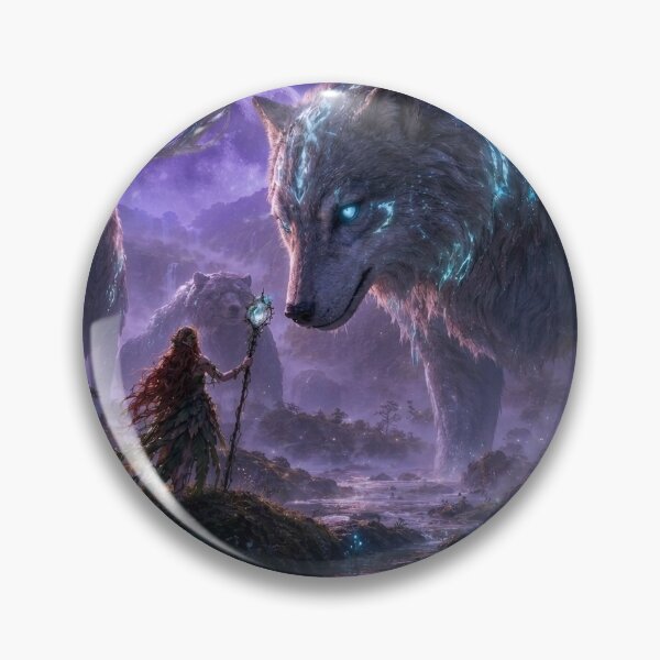 Item preview, Fantasy image of a fairy and forest guardians  designed and sold by WorstGamerEver.