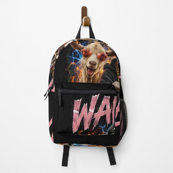 Item preview, wait i'm goated funny goat squad retro flames designed and sold by Lockcownmz.