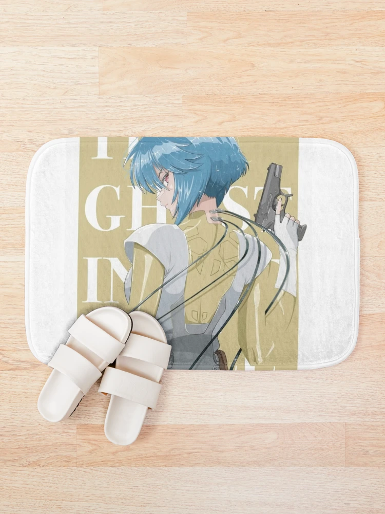 Thumbnail 1 of 6, Bath Mat, Ghost In The Shell designed and sold by WhimsySpore.