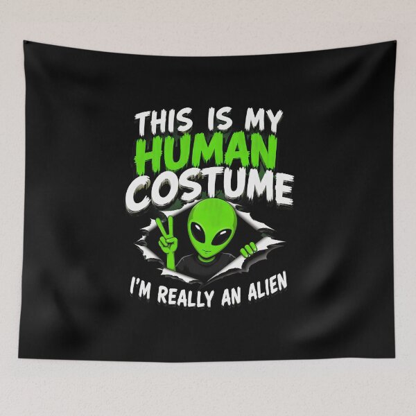 Item preview, weird funny this is my human costume i'm really an alien designed and sold by Lockcownmz.