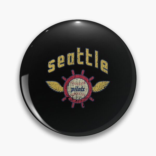 Item preview, Vintage Distressed Baseball Ship Wheel Winged Logo designed and sold by AlannaCremin47.