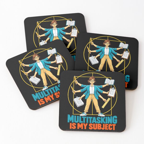 Item preview, Funny Multitasking Is My Subject Teacher Humor Art designed and sold by elderberry.