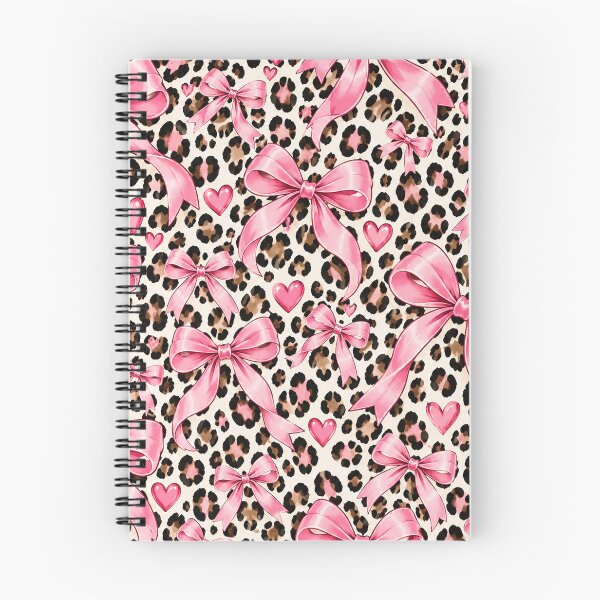 Item preview, Leopard Print & Pink Bow Pattern – Cute Coquette Animal Print designed and sold by RJACreative.