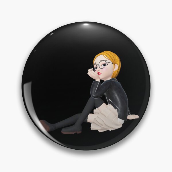 Aperçu de l'œuvre Fille Zepeto 3D assise créée et vendue par Emus.