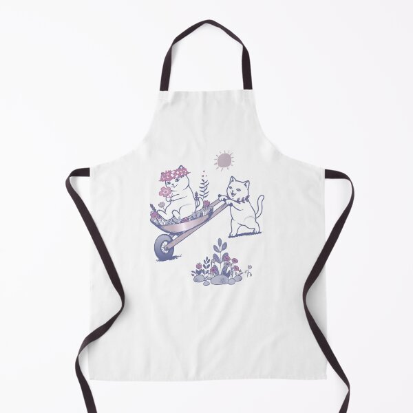 Item preview, Flower Cart Cat Pair designed and sold by catnbloom.