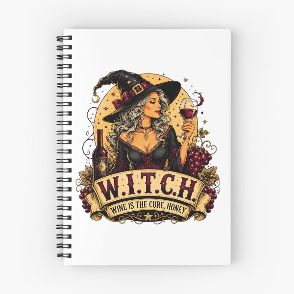 Item preview, witch wine is the cure honey halloween wine drinker designed and sold by Lockcownmz.