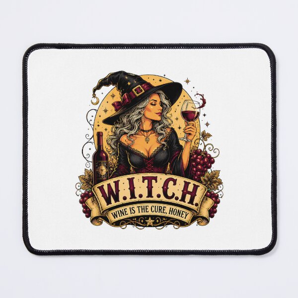 Item preview, witch wine is the cure honey halloween wine drinker designed and sold by Lockcownmz.