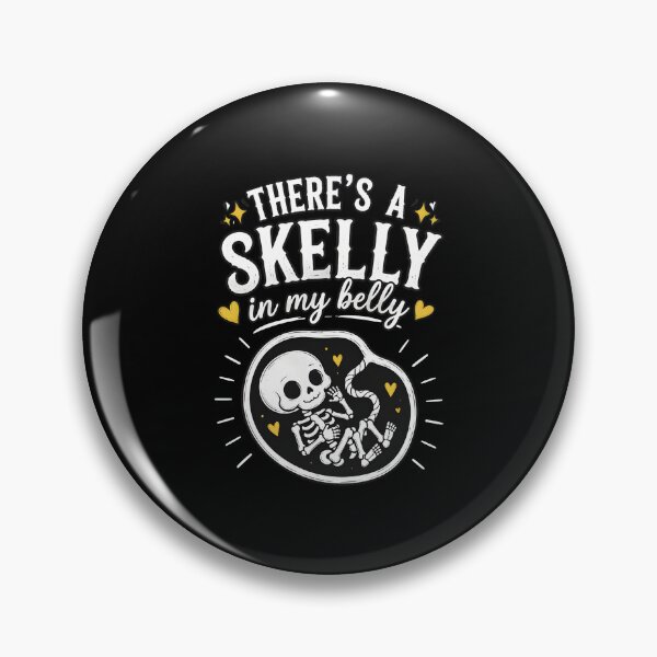 Item preview, womens there's a skelly in my belly halloween pregnancy designed and sold by Lockcownmz.