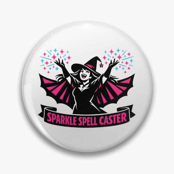 Item preview, Sparkle Spell Caster - Witch Magic Fantasy designed and sold by SidTastic .
