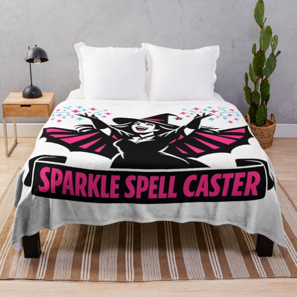 Item preview, Sparkle Spell Caster - Witch Magic Fantasy designed and sold by SidTastic .