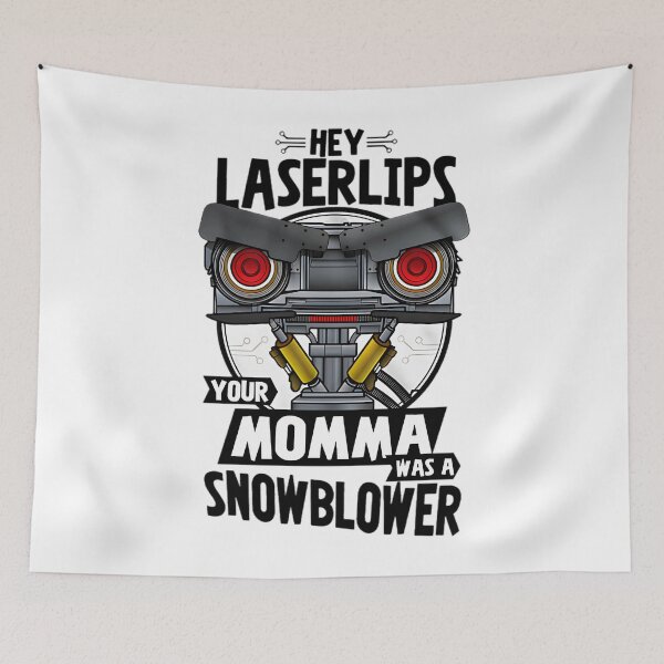Item preview, Hey Laser Lips Your Mama was A Snowblower Johnny 5 Meme designed and sold by helmoDsg.