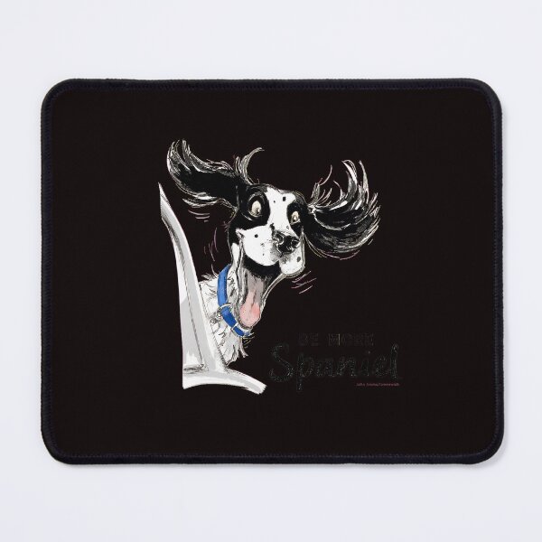 Item preview, Be More Spaniel Dog Illustration Joyful Art designed and sold by BeautyDesignNo1.