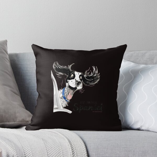 Item preview, Be More Spaniel Dog Illustration Joyful Art designed and sold by BeautyDesignNo1.