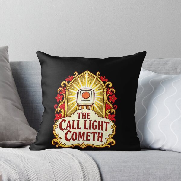Item preview, Funny The Call Light Cometh Nurse Call Button Humor Art designed and sold by elderberry.