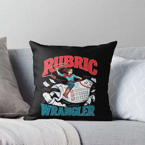 Item preview, Rubric Wrangler Grading Joke for Teachers designed and sold by elderberry.