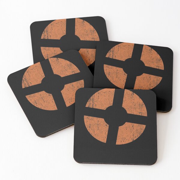 Item preview, Distressed Orange Crosshair Circle Minimalist Art designed and sold by EdaProsacco64.