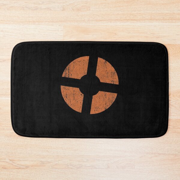 Item preview, Distressed Orange Crosshair Circle Minimalist Art designed and sold by EdaProsacco64.